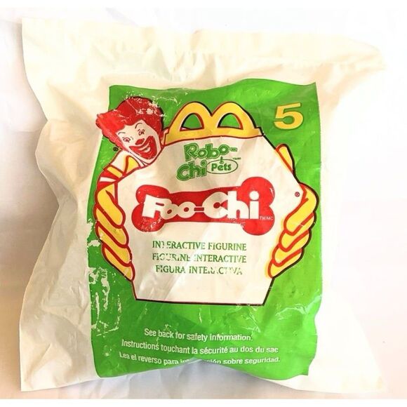 POO CHI Robo Chi Pets Interactive Toy McDonald’s Collectible #5 NEW 2001 - Picture 1 of 2